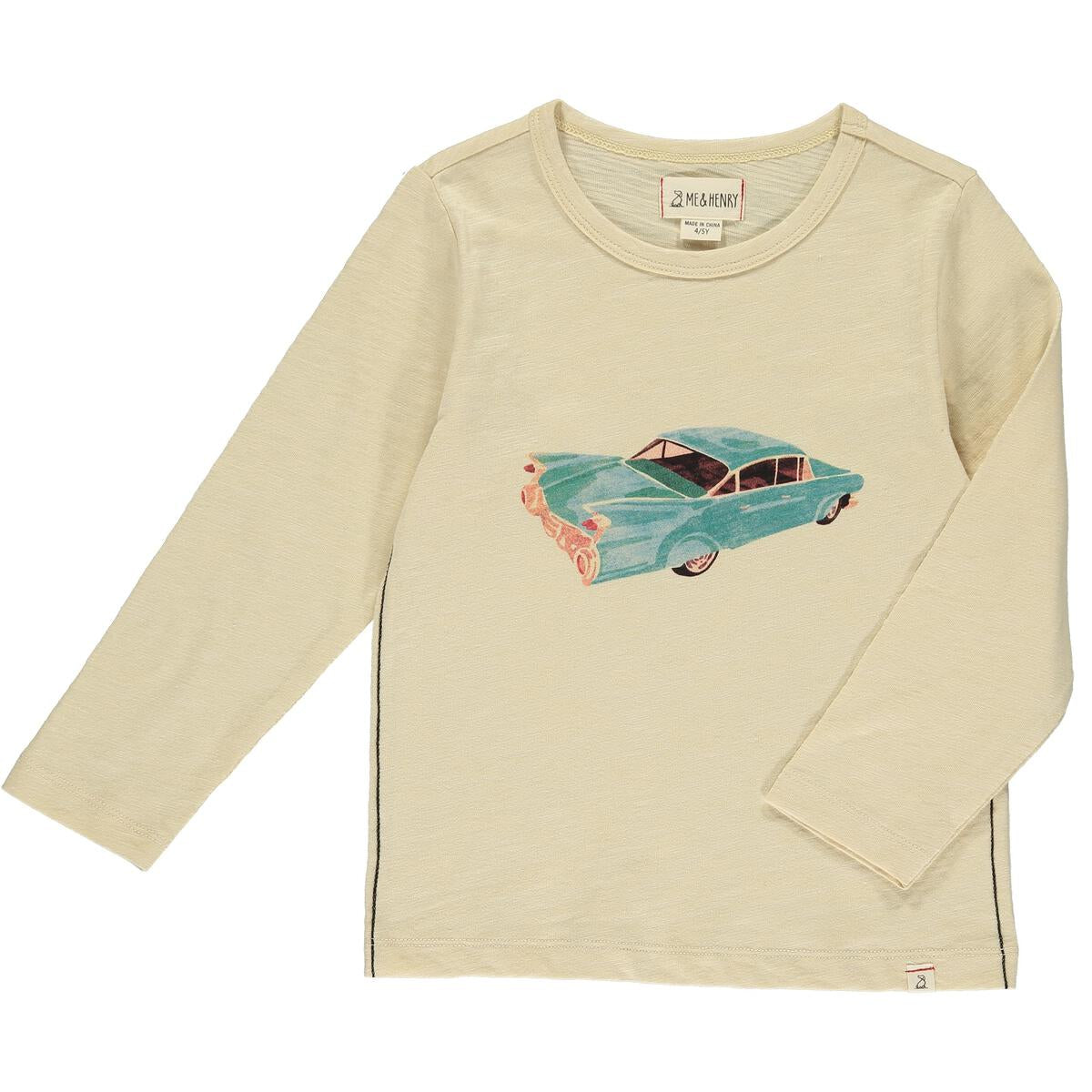 Classic Car Printed Raglan Tee