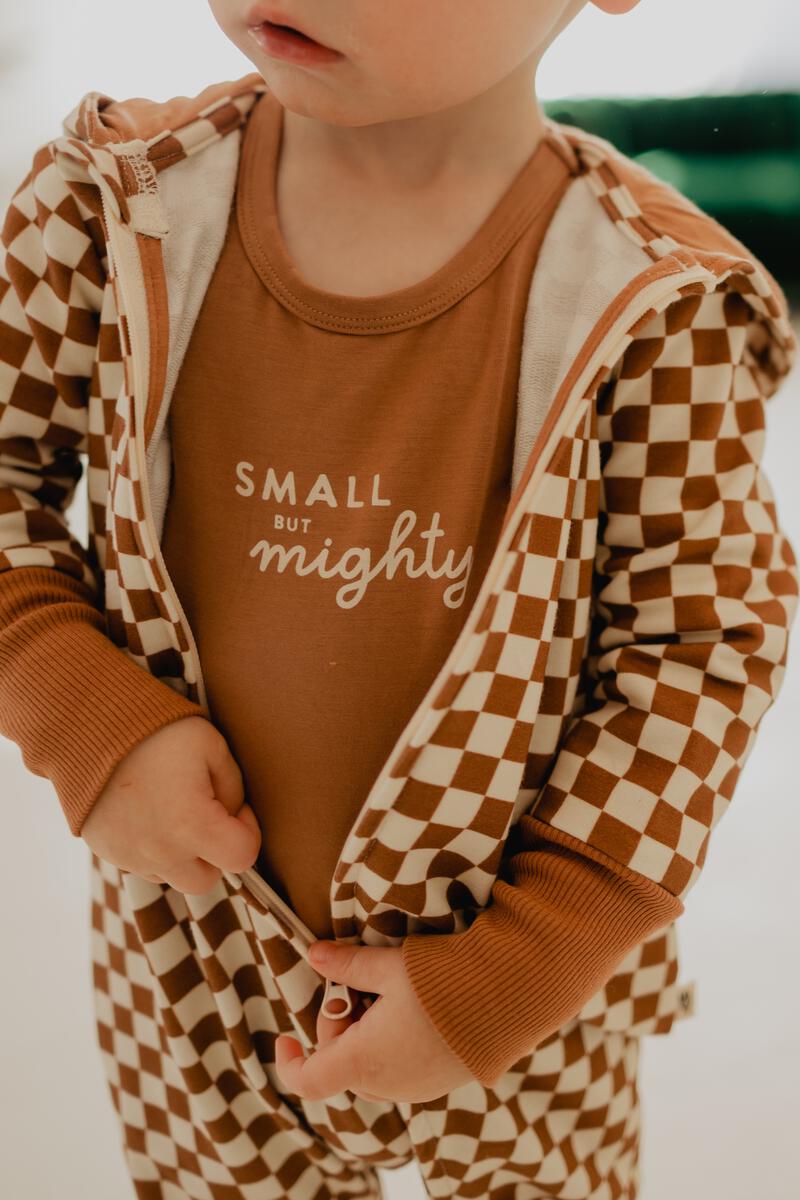 Zip Romper | Checkered