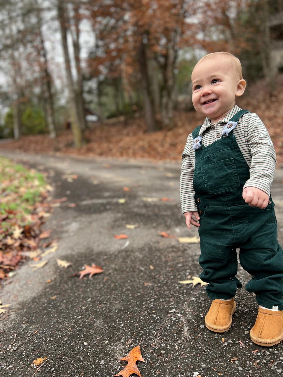 Cord Overalls - Green