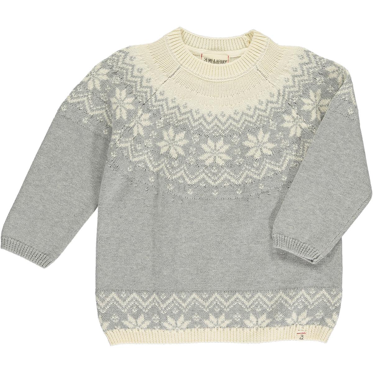 Fair Isle Sweater - Grey