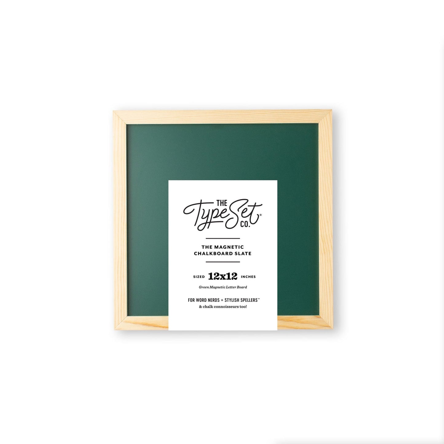 12x12 Green Chalkboard Magnetic Slate