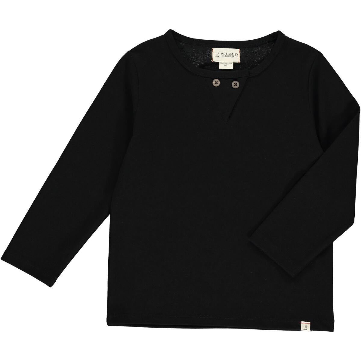 Pique Slub Top - Black