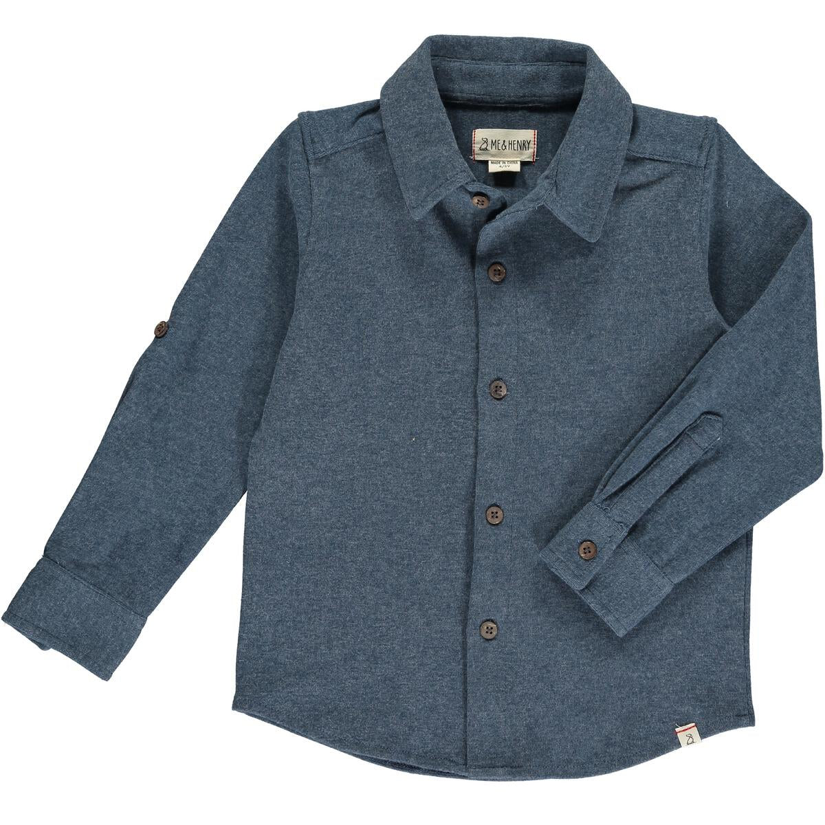 Jersey Button Down - Blue
