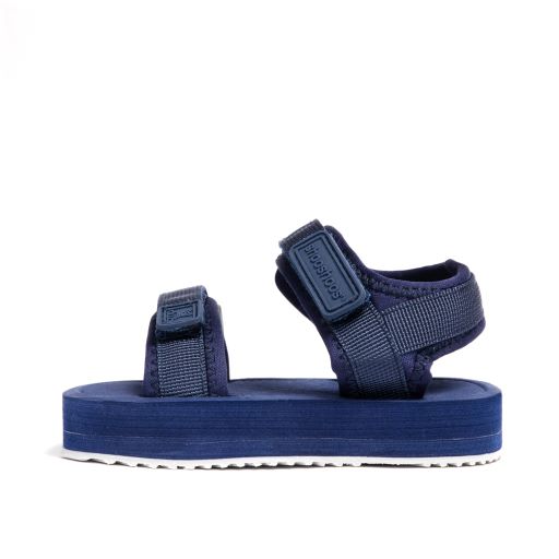 June Rogers Sandal - Navy Blue/Grey