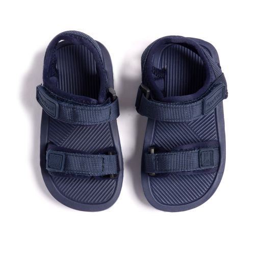 June Rogers Sandal - Navy Blue/Grey