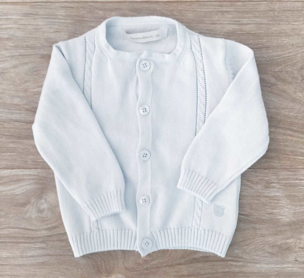 Knitted Cardigan - Blue