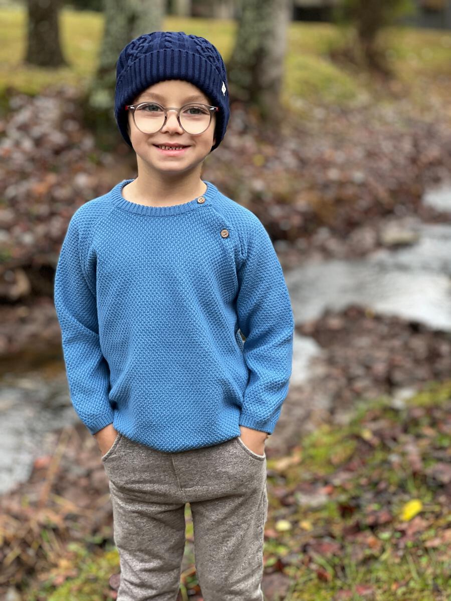Knit Beanie - Navy