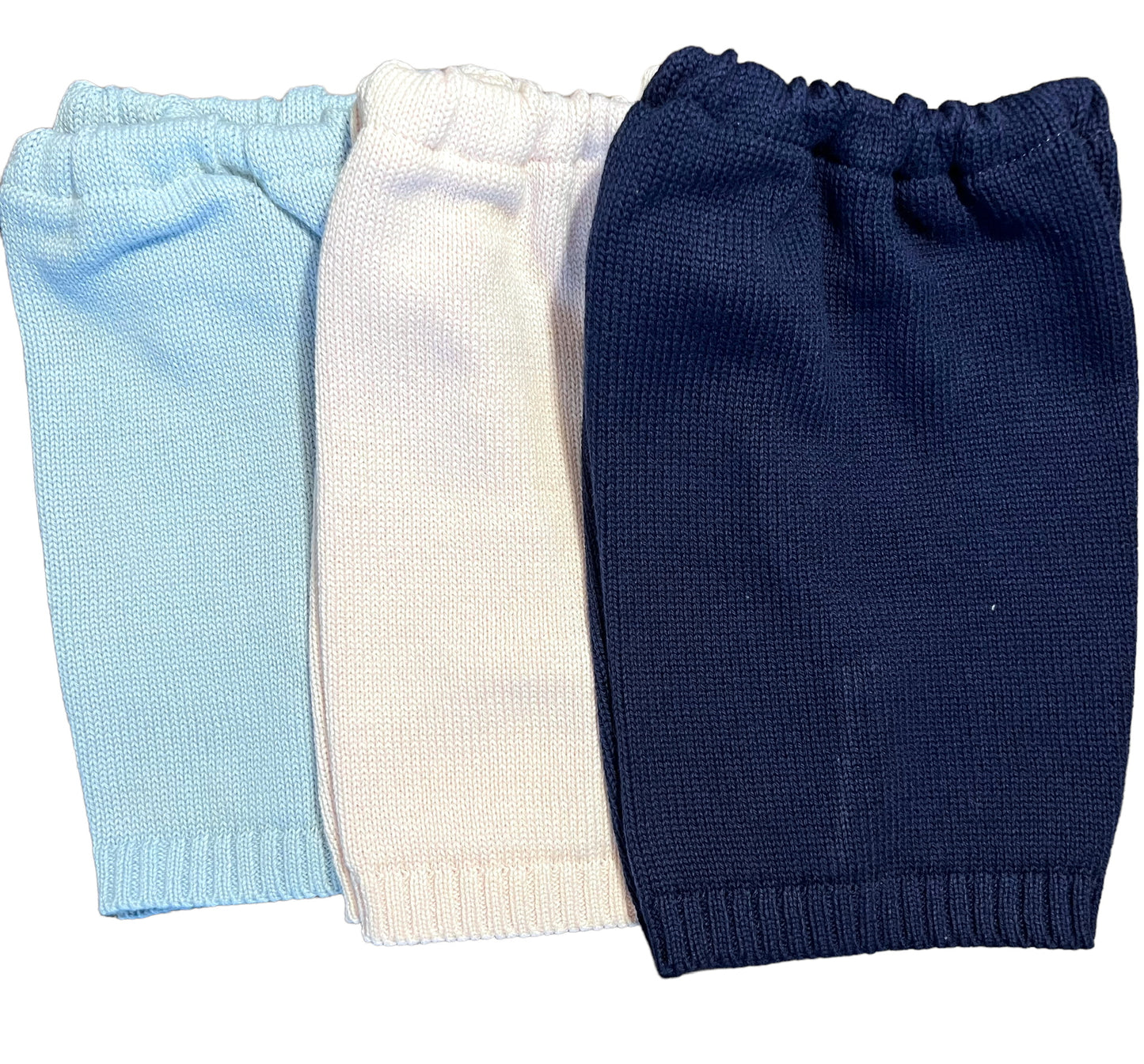 Navy Knit Shorts