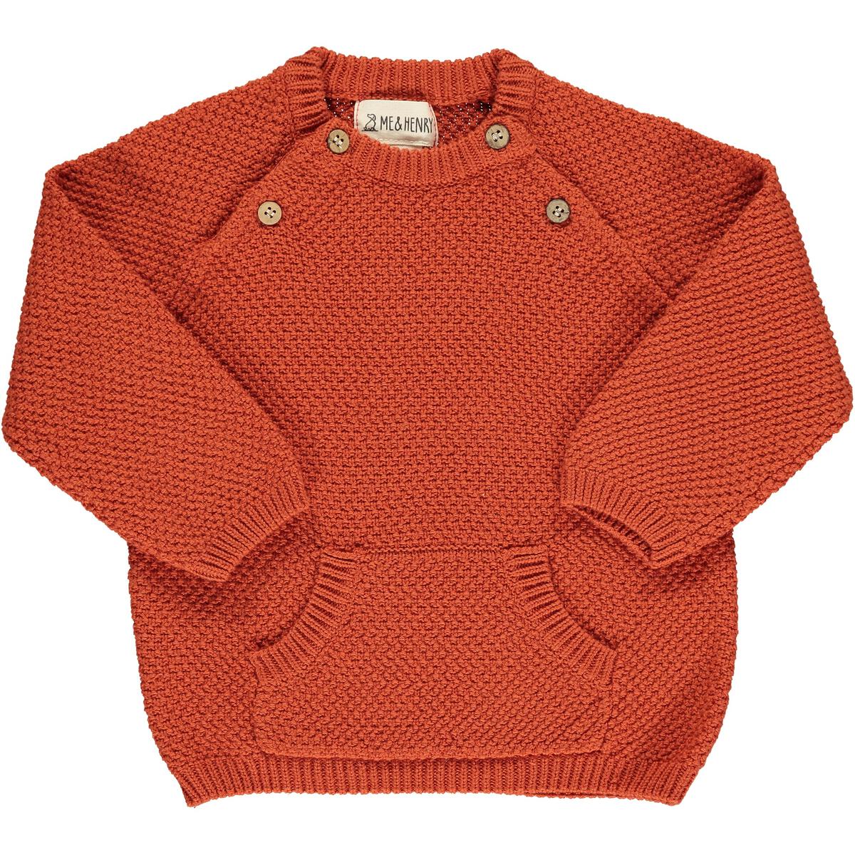 Morrison Baby Sweater - Rust