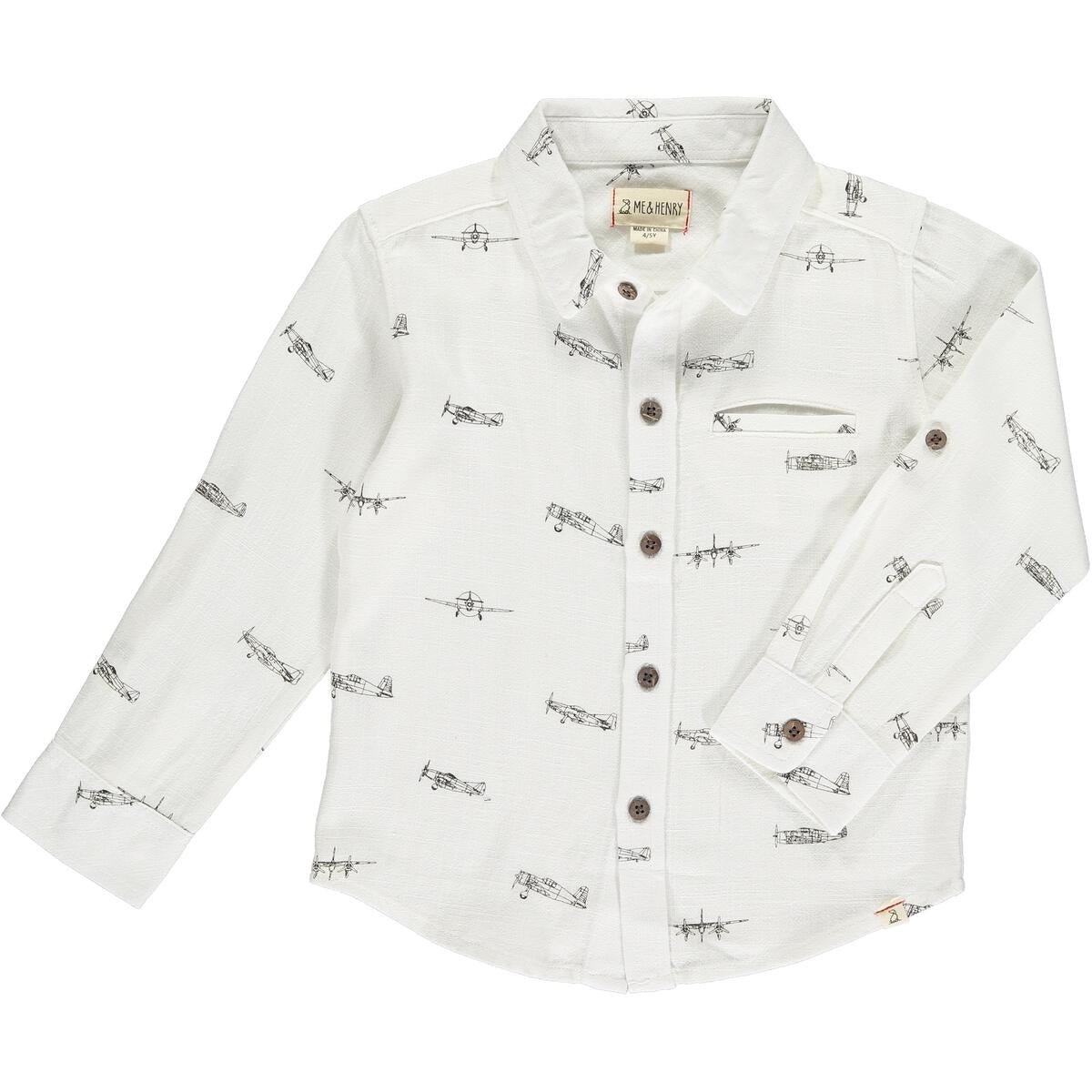 Aviation Printed Woven Shirt