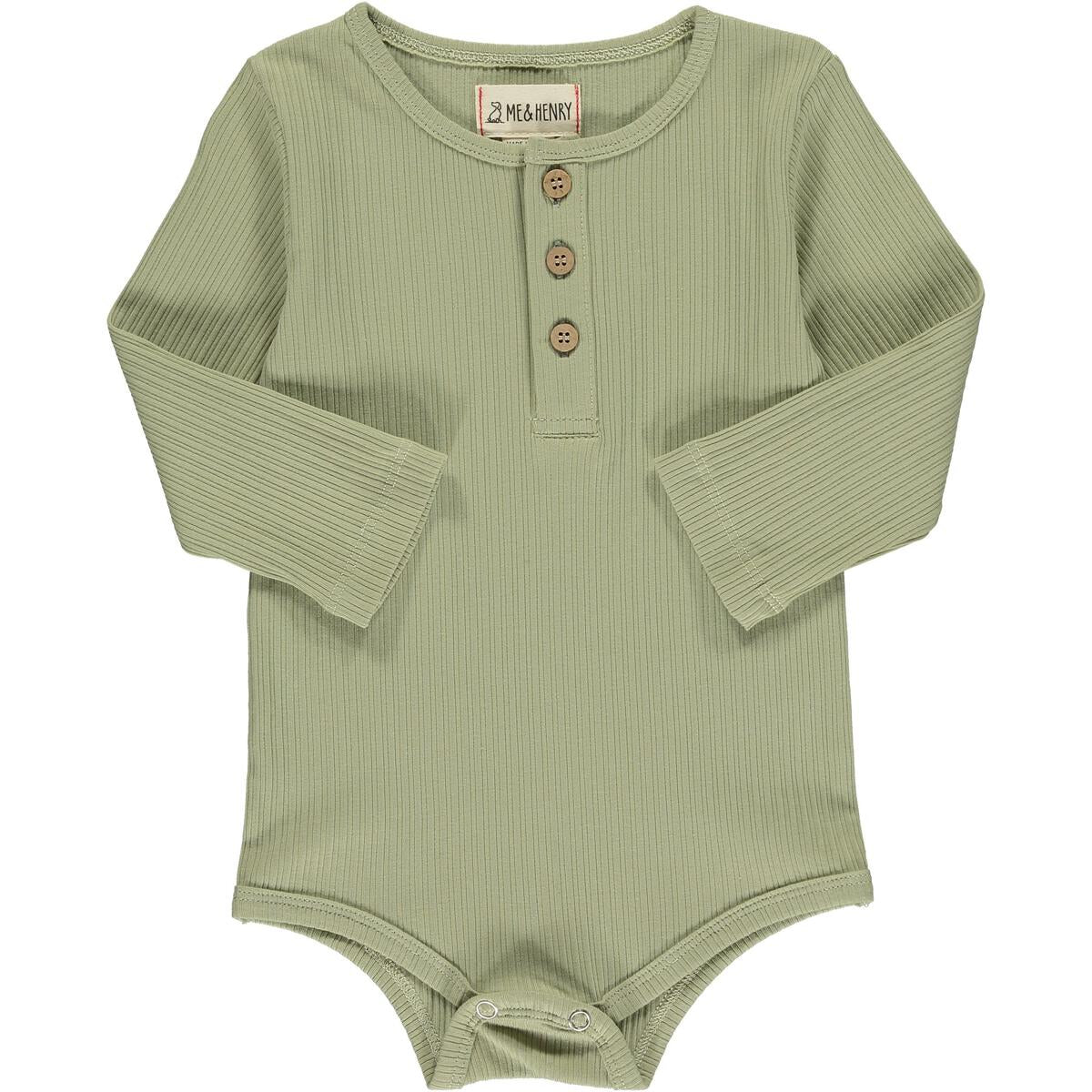 Rib Onesie - Sage