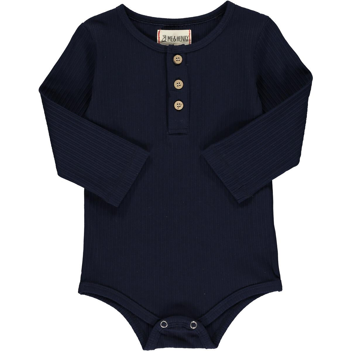 Ribbed Onesie - Navy