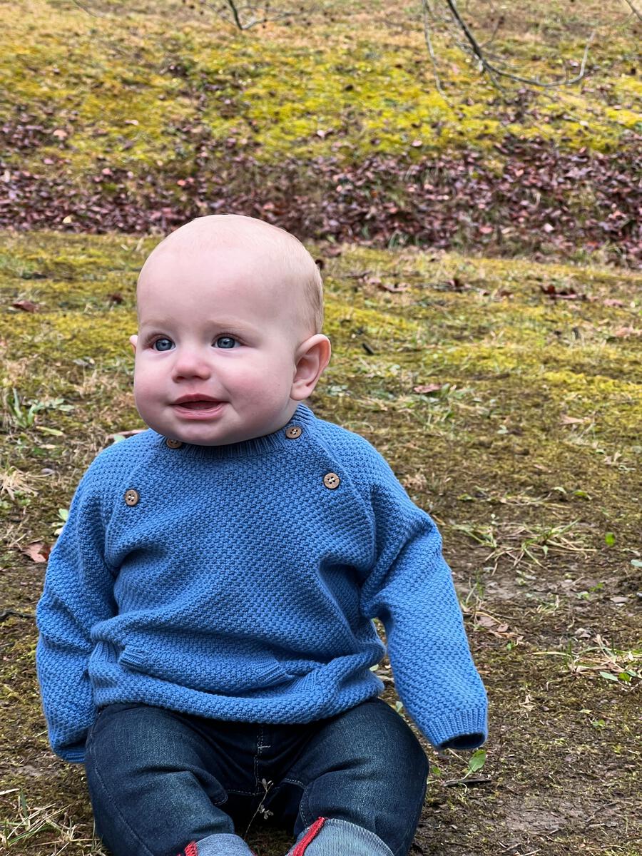 Morrison Baby Sweater - Blue