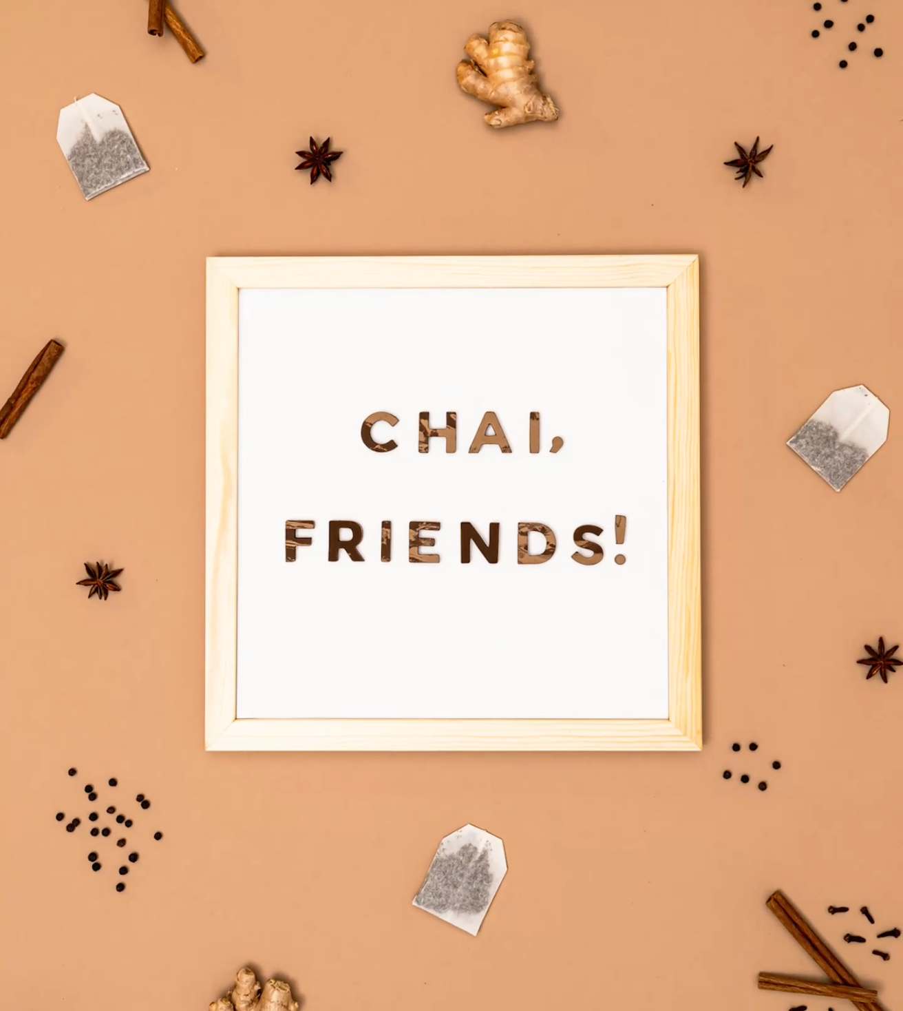 1-Inch Dark Walnut Faux Wood Alphabet Magnets