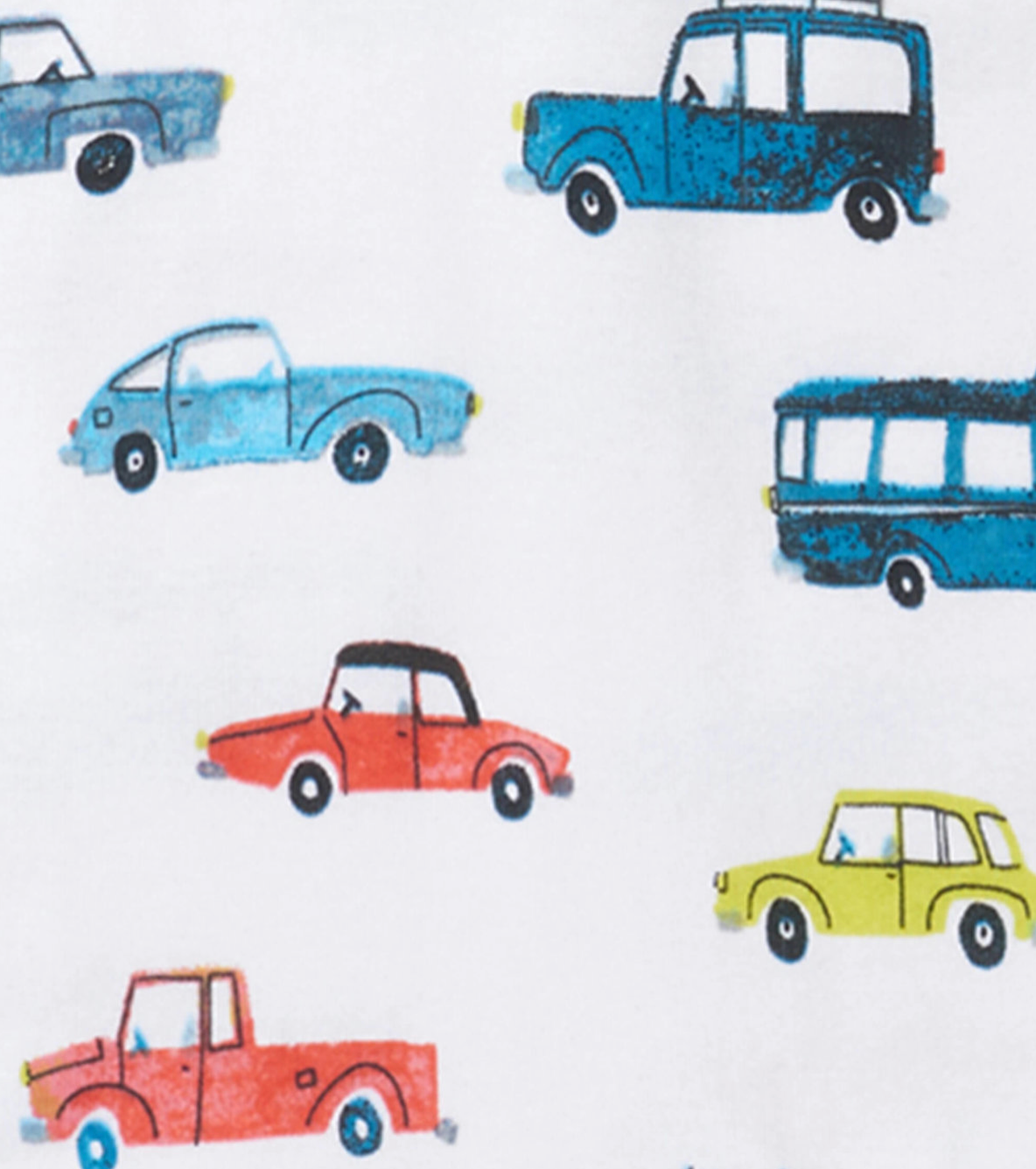 Cars Raglan Kids Pajama Set