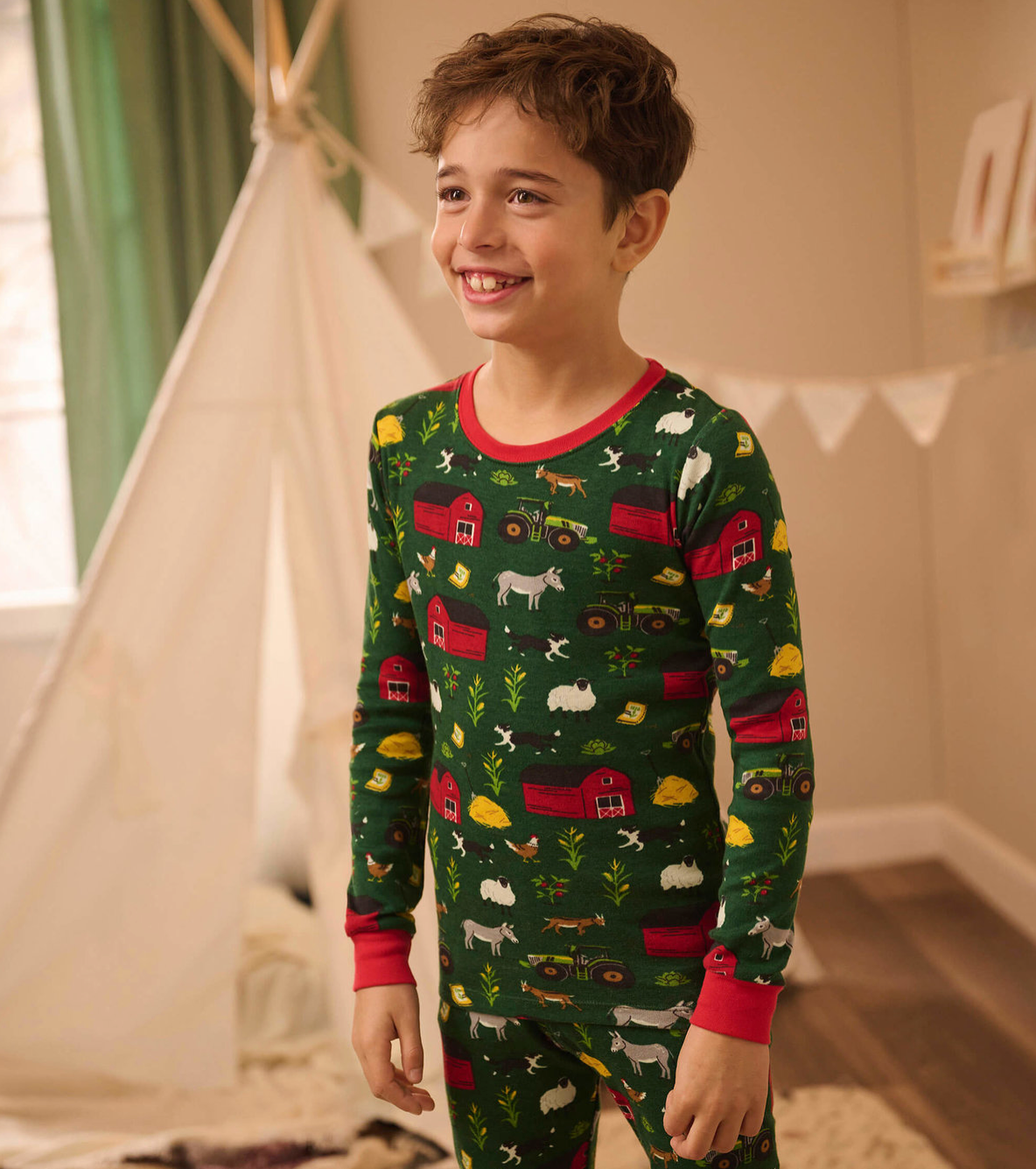 Farm Animals Kids Pajama Set
