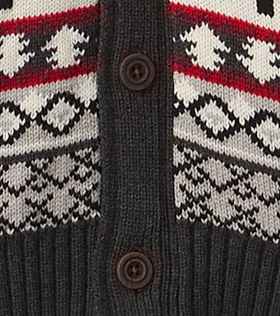 Holiday Elk Shawl Collar Cardigan