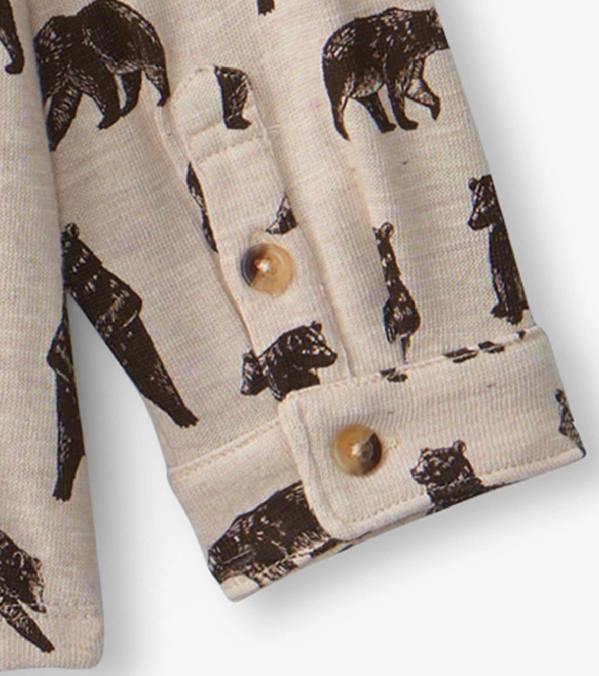 Brown Bear Button Down Shirt