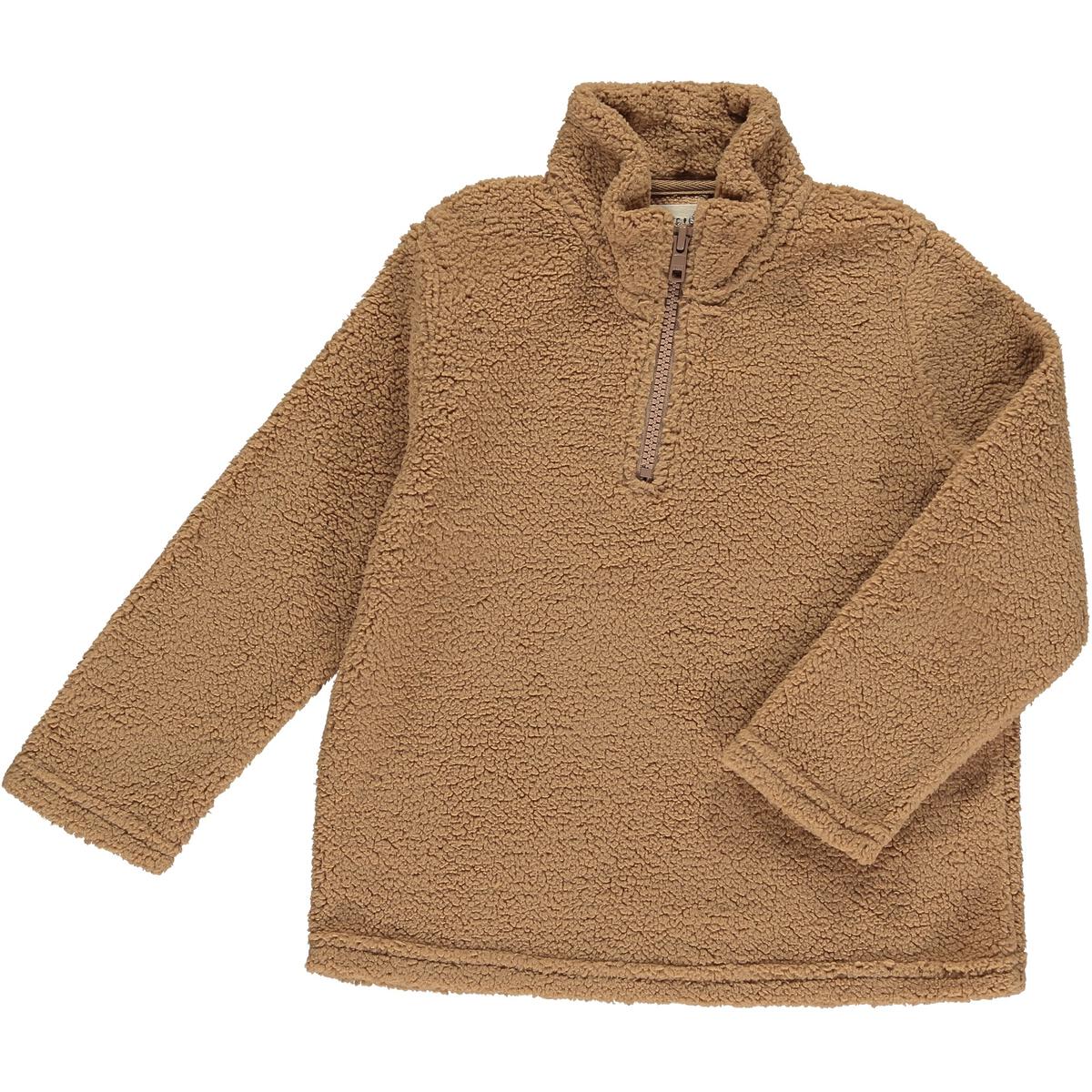 Sherpa Zip Up - Beige