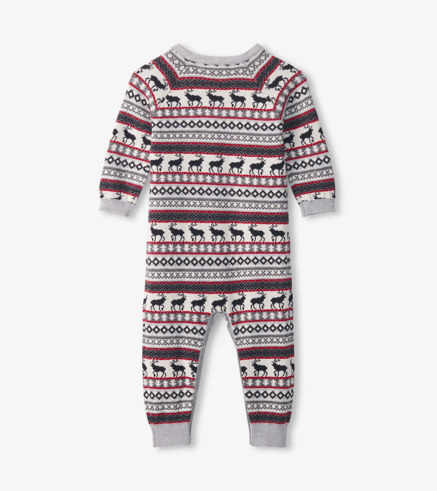 Baby Stag Fair Isle Sweater Onesie