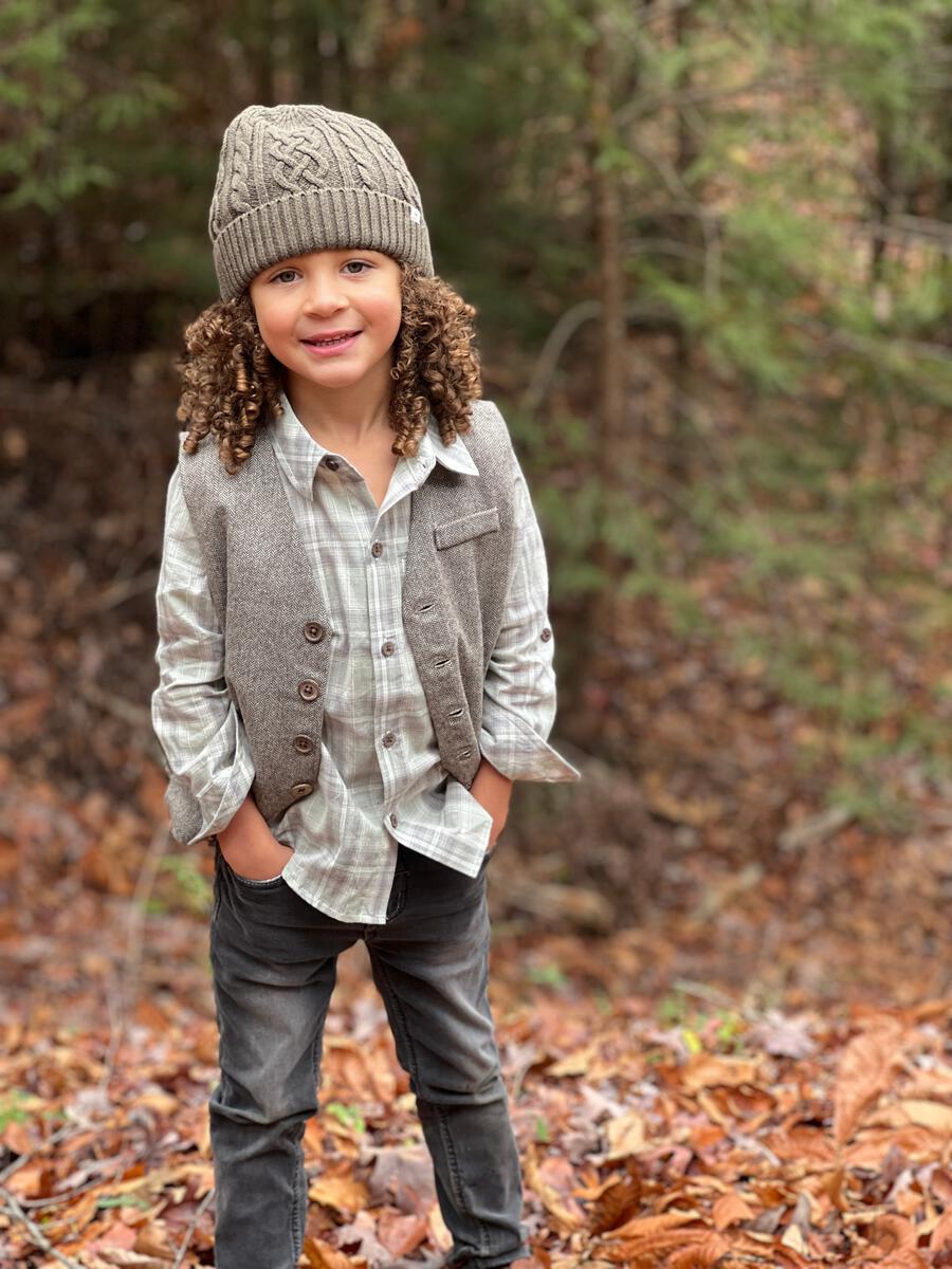 Tweed Vest