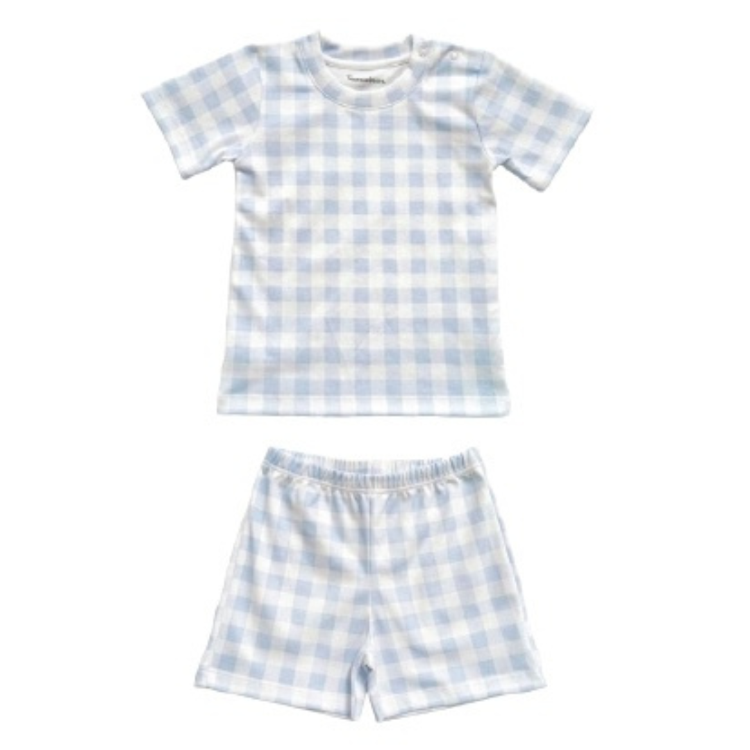 Vichy Short Pajama - Blue