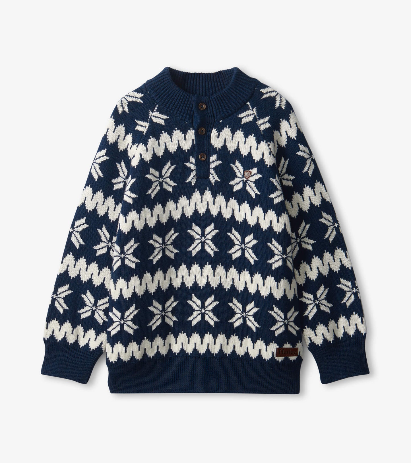 Winter Knit Mock Neck Sweater