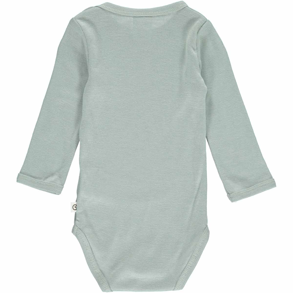 Wooly Silk Long Sleeve Bodysuit - Spa Green