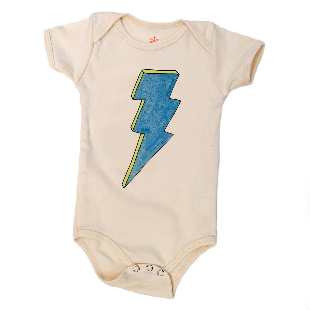 Bolt Onesie - Natural Organic