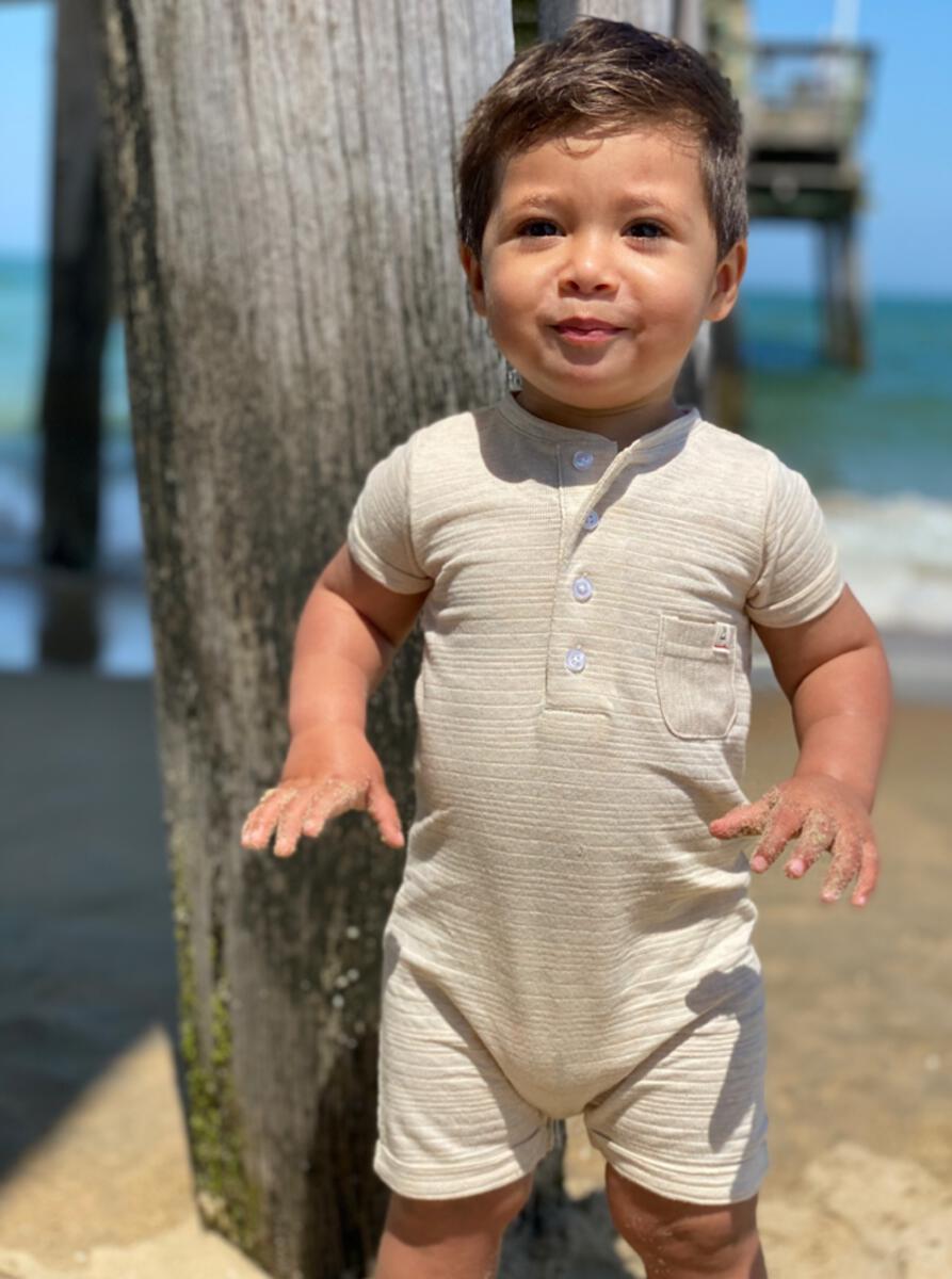 CAMBORNE Romper, Beige