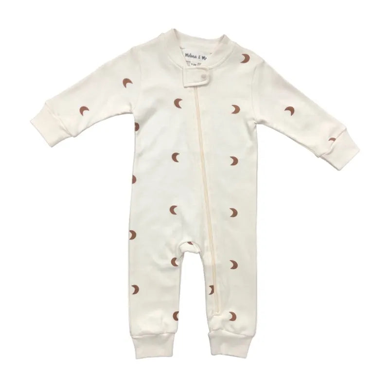 Cresent Moon Zip Romper