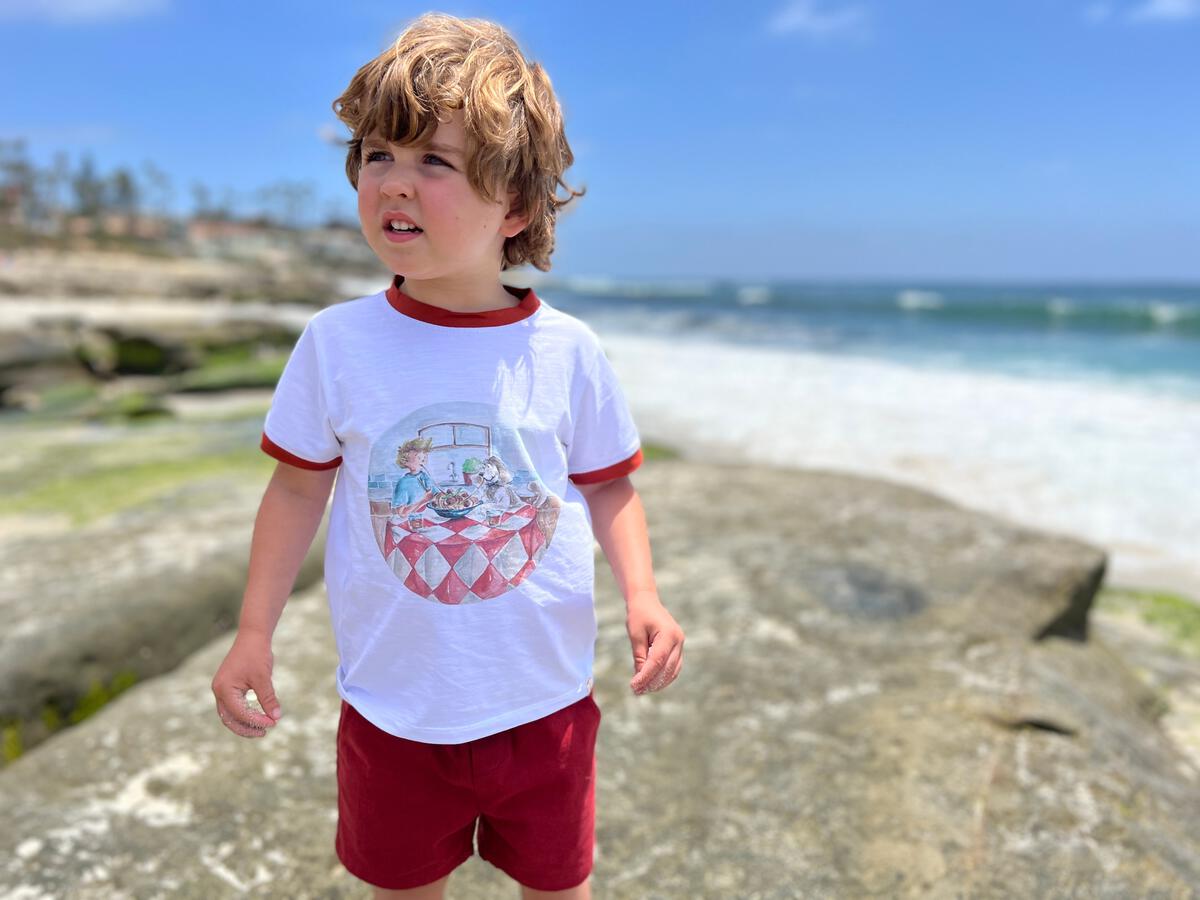 HUGO Baby & Toddler Shorts, Burgundy