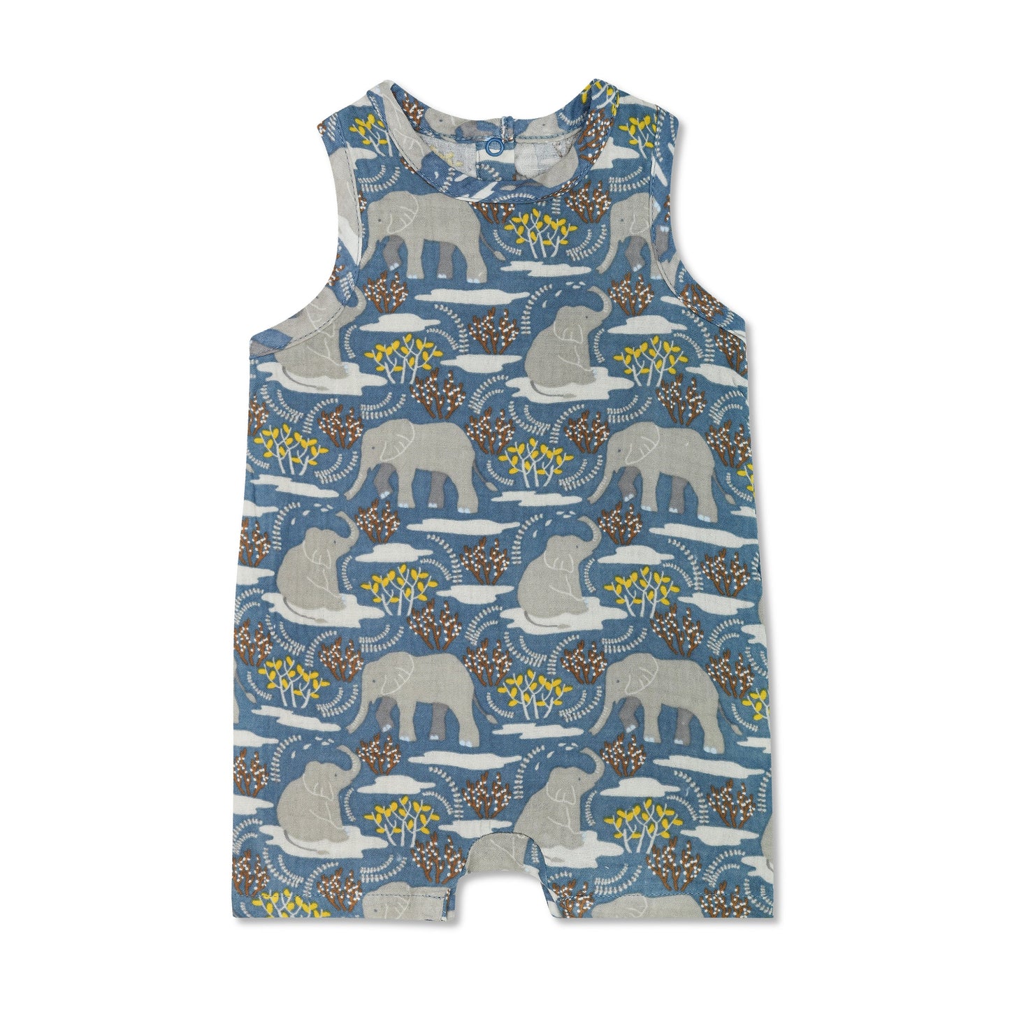 Muslin Coverall - Safari Party Print