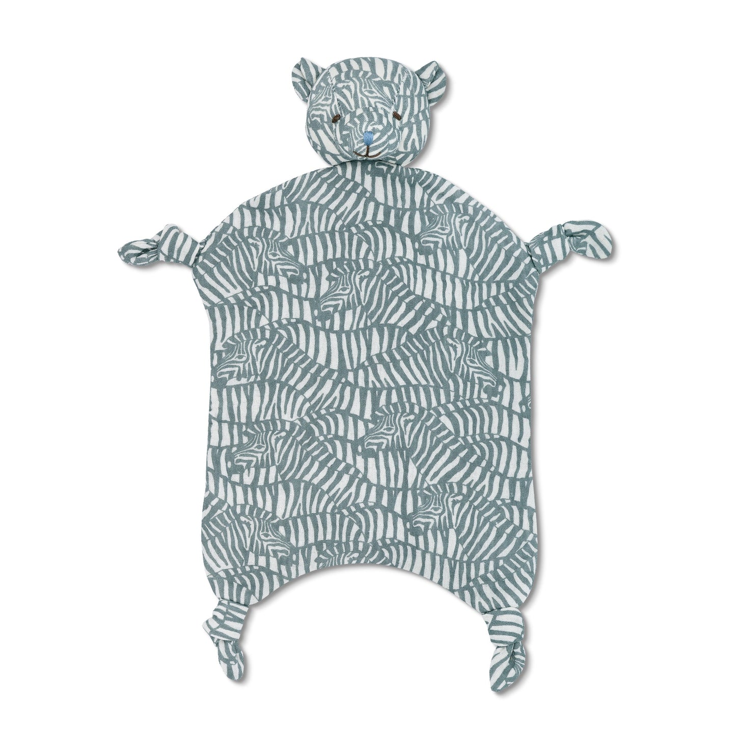 Bear Lovey - Zebra Print