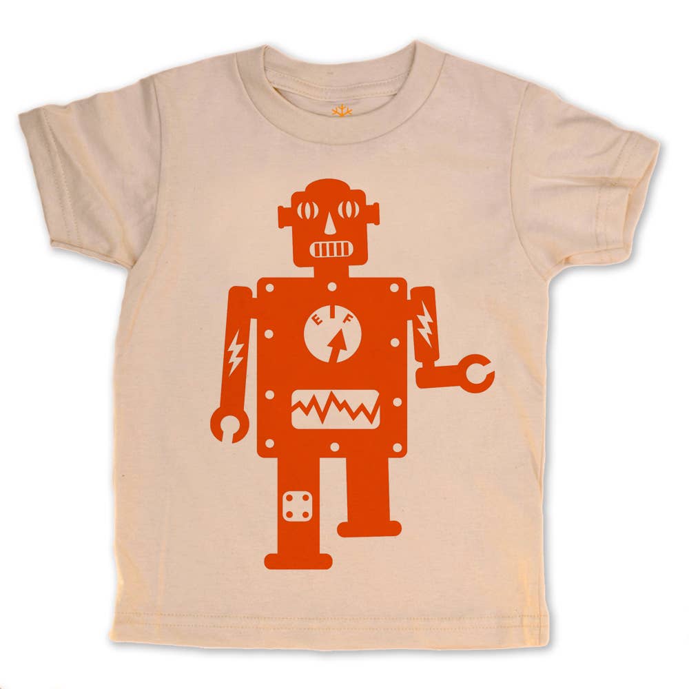Robot Tee - Natural Organic