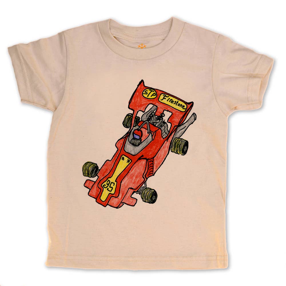 Race Car Tee - Natural Organic