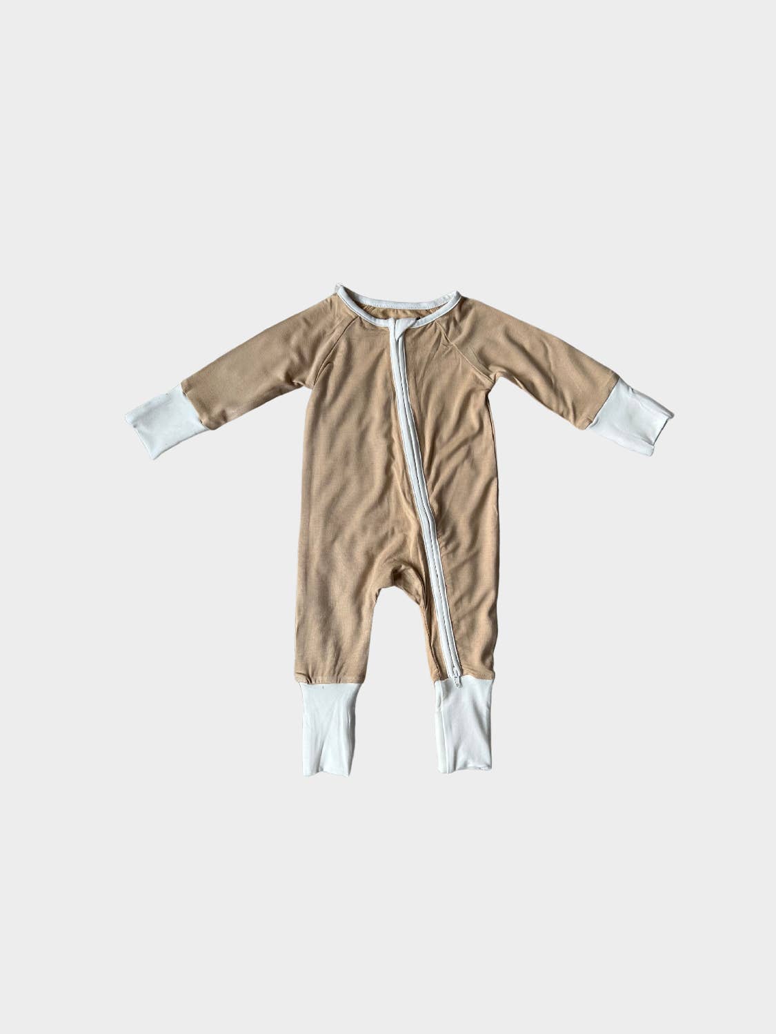 Footless Romper | Wheat