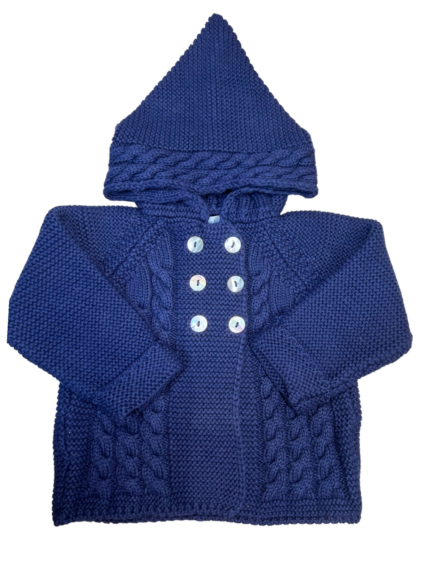 Hooded Jacket - Navy Blue