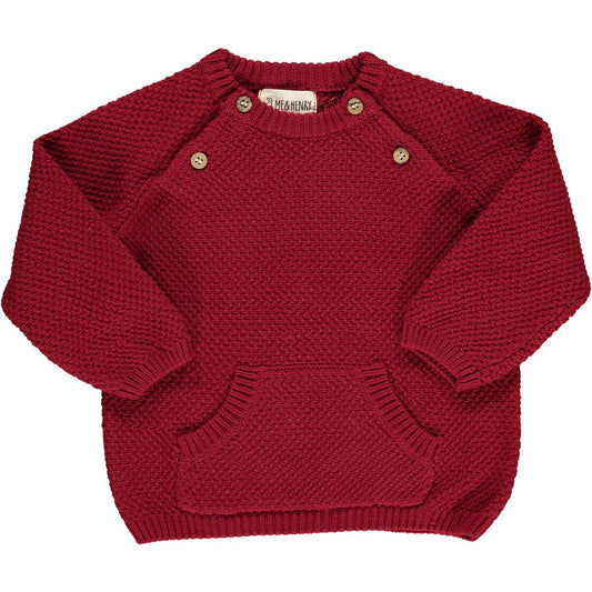 Morrison Baby Sweater - Red