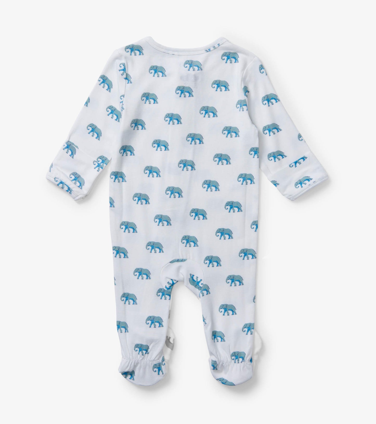 Painted Elephants Baby Footed Sleeper