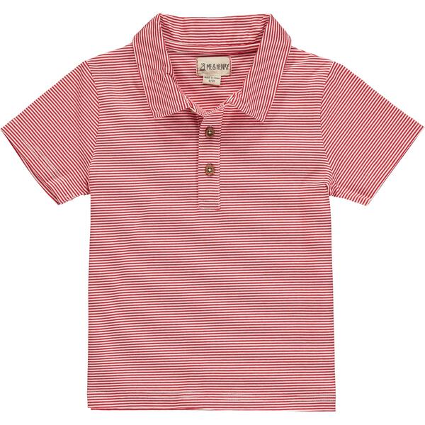 Red Striped Polo