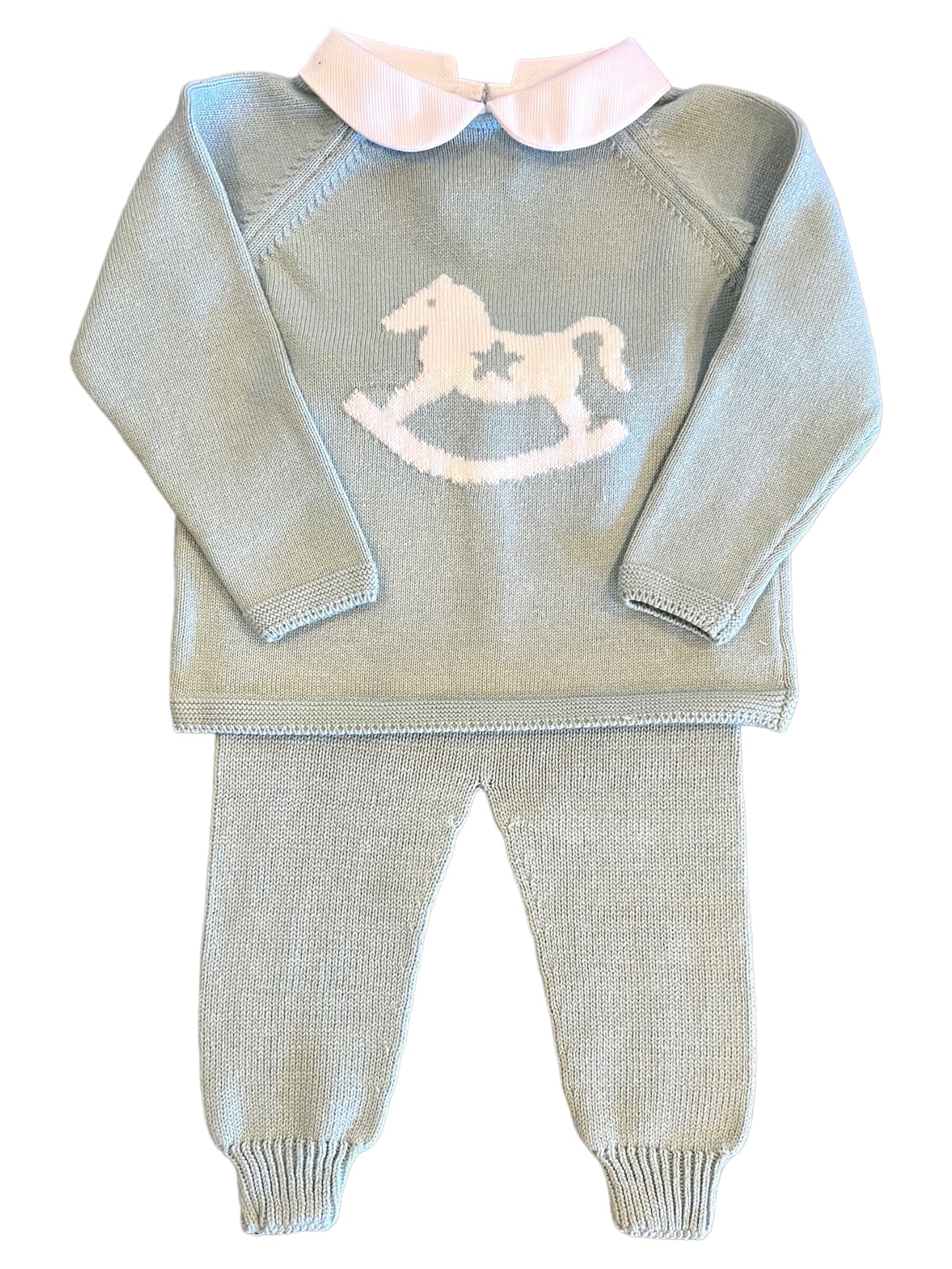 Rocking Horse Jogger Set - Jade Green