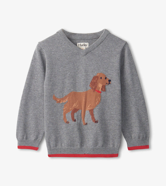 The Pups V-Neck Sweater