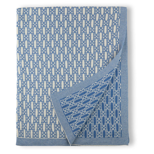 Baby Knit Blanket, Blue