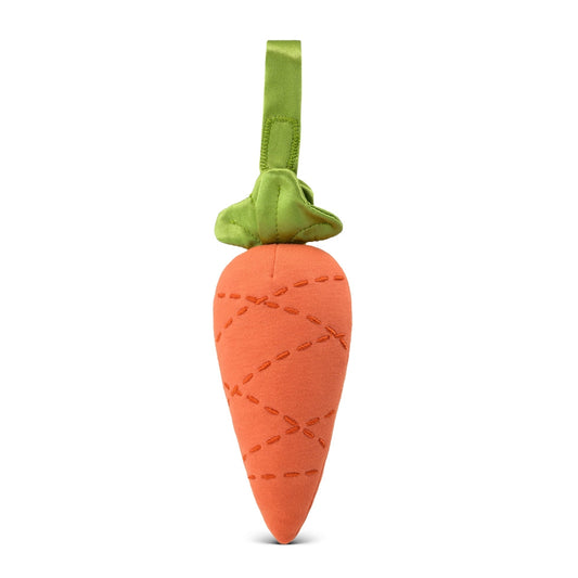 Organic Cotton Carrot Stroller Toy