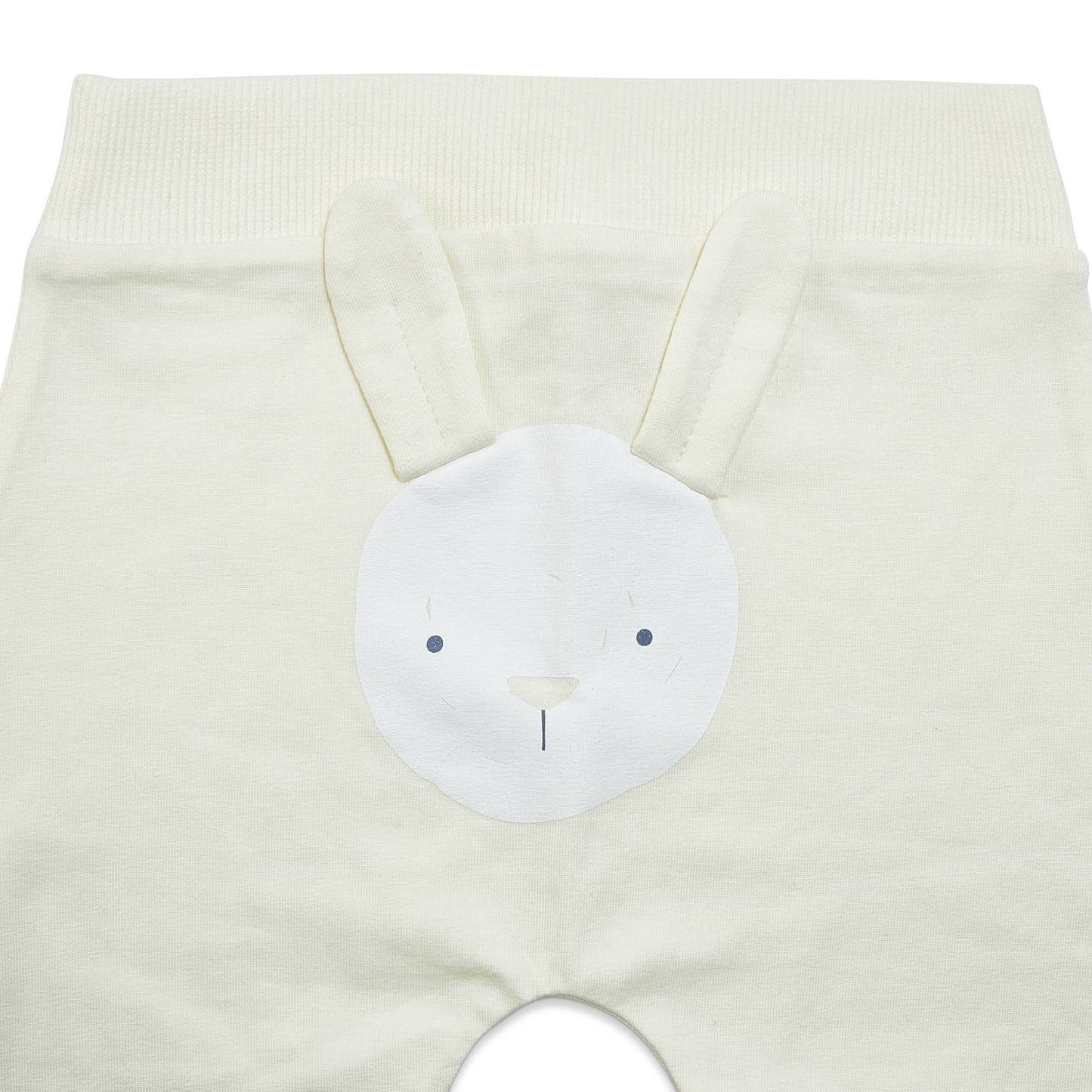 Organic Long Sleeve Bunny Pant Set - Sugar Cookie